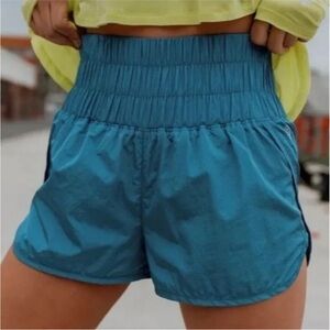 Free People Movement The Way Home Blue Green Shorts